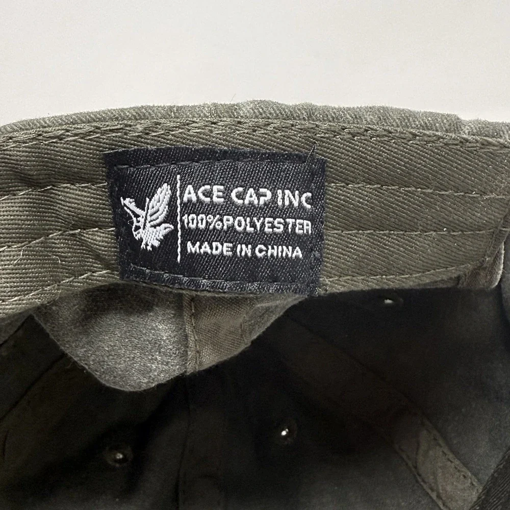Maui Hawaii Hat Cap Embroidered Palm Tree Graphic Adjustable Strap Back Black‎